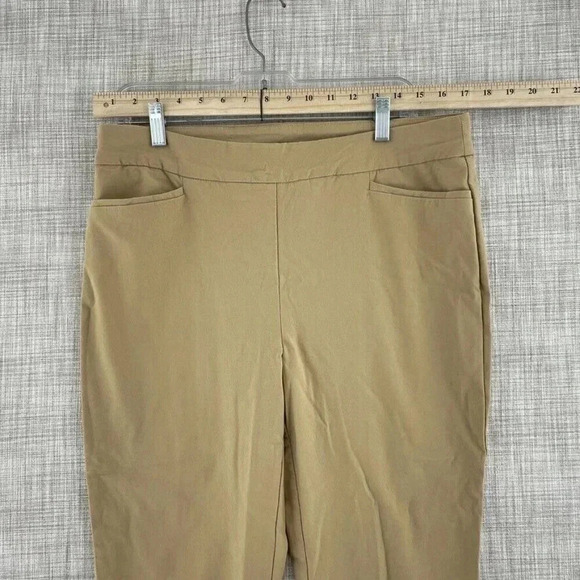Chico's Pants Womens 2R (XL) tan 3933 - Picture 2 of 11